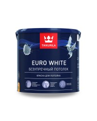 Tikkurila Euro White - Краска для потолка