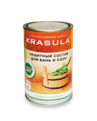 «Krasula для бань и саун» - Водно-дисперсионный состав для защиты древесины