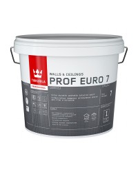 Tikkurila Prof Euro 7 - Суперстойкая интерьерная краска для помещений с повышенной эксплуатационной нагрузкой