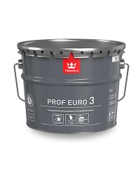 Tikkurila Prof Euro 3 - Суперукрывистая моющаяся интерьерная краска