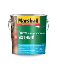 Marshall Protex Yat Vernik лак яхтенный полуматовый - Алкидно-уретановый лак