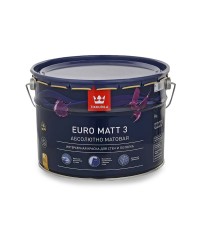 Tikkurila Euro Matt 3 - Матовая латексная краска на основе сополимерной дисперсии
