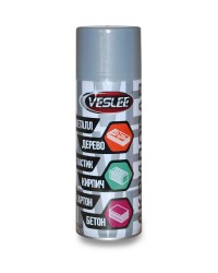 Аэрозольная акриловая краска Veslee Серебро - Аэрозольная краска с эффектом "серебро"