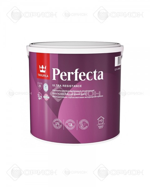 Tikkurila PERFECTA интерьерная - Водоразбавляемая краска для стен и потолка