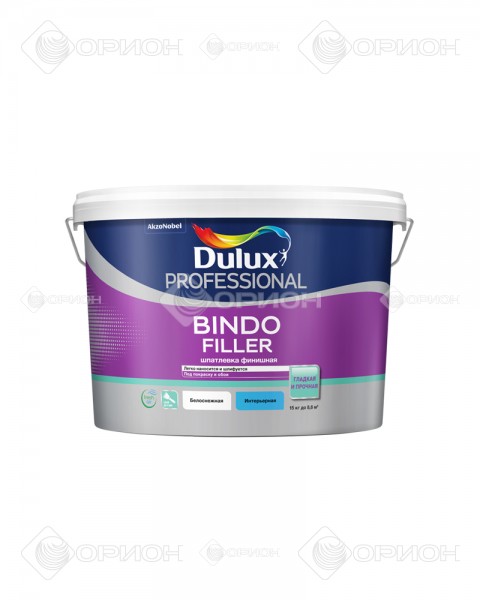 Dulux Bindo Filler - Финишная шпатлевка под покраску и обои
