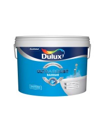 Dulux Ultra Resist ванная - Ультрастойкая полуматовая краска для стен и потолков