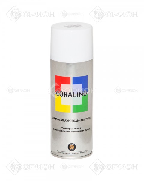 Аэрозольная акриловая краска Coralino - Универсальная быстросохнущая краска