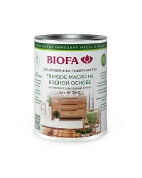 BIOFA Твердое масло на водной основе шелоквисто-матовое 5045 - Масло для деревянных поверхностей