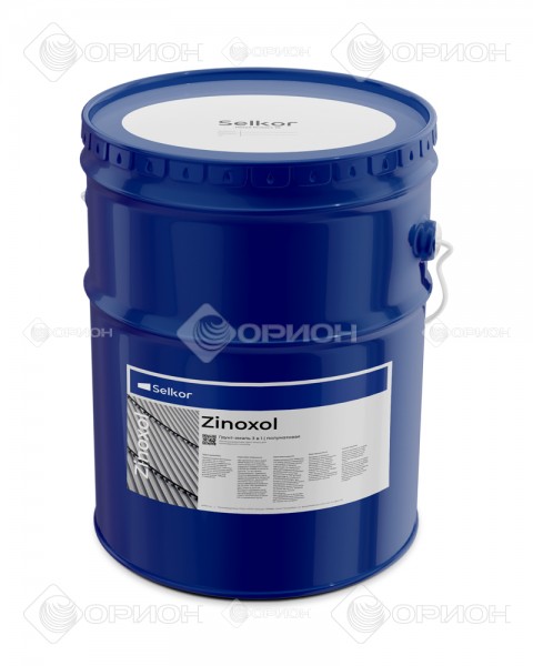Краска для оцинкованной кровли Zinoxol - Антикоррозионная грунт-эмаль для оцинкованного металла 3 в 1