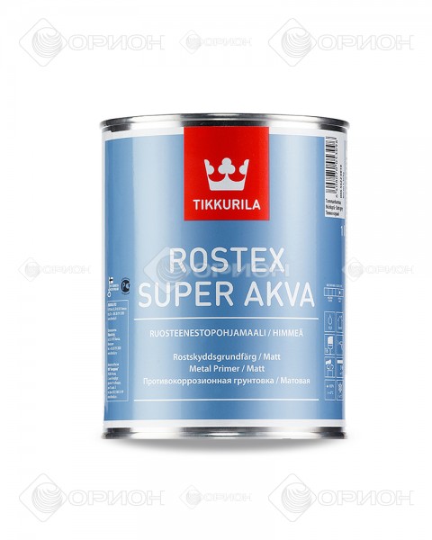 Tikkurila Rostex Super Akva - Противокоррозионная грунтовка