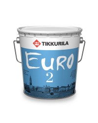 Tikkurila Euro 2 - Совершенно матовая краска для сухих помещений
