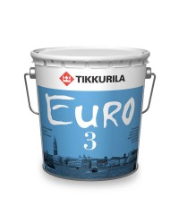Tikkurila Euro 3 - Совершенно матовая латексная краска