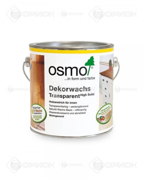 Osmo Deckorwachs transparent - Цветное масло для дерева