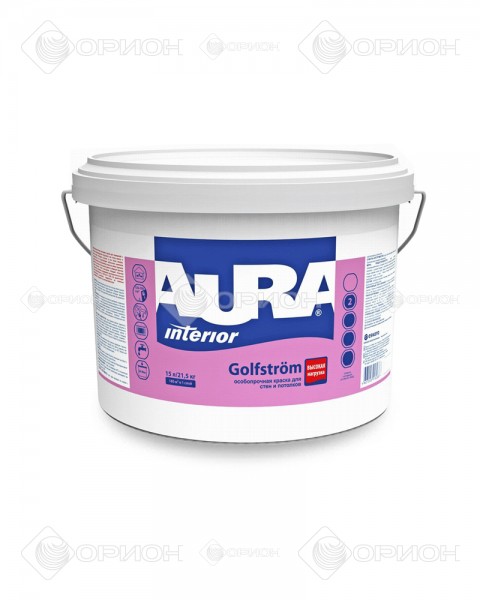 Aura Golfstrom - Особо прочная краска для стен