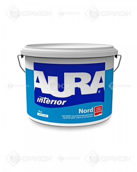 Aura Nord - Высокоукрывистая краска для стен и потолков
